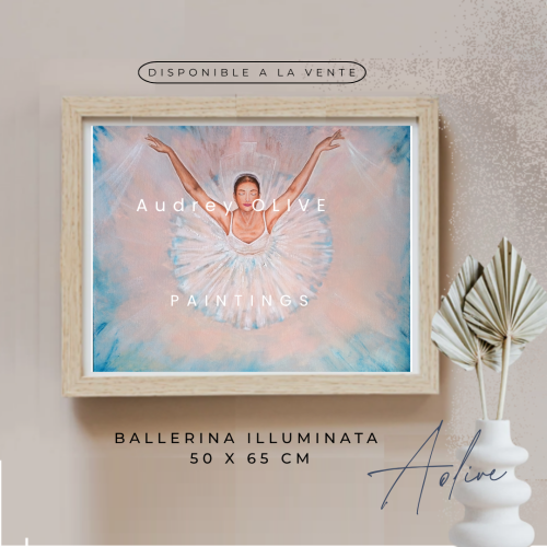 110-BallerinaIlluminata_50x61 - Acrylique