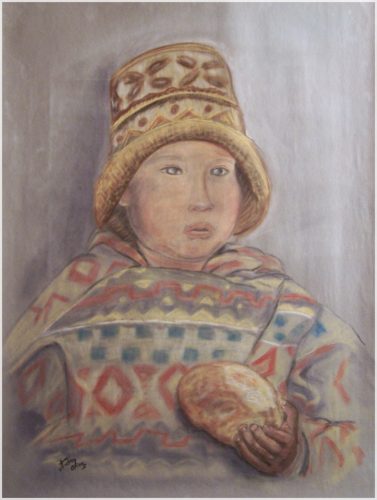 17-PetitPéruvienAuMorceauDePain-toi_65x50-PastelsSecs