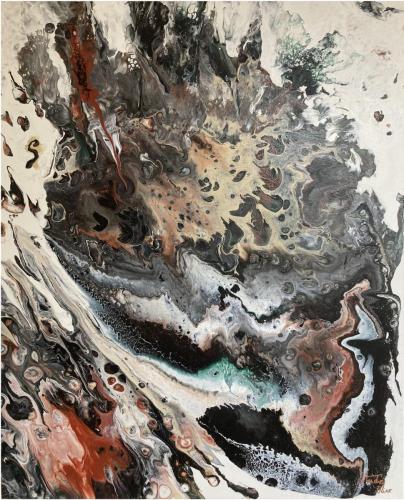 42-Vulcano_61x50-Acrylique